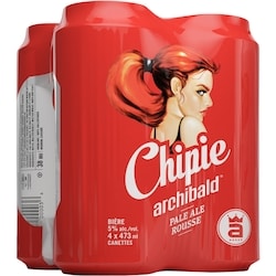 null La Chipie bière pale ale (Pièce d’identité requise au moment du ramassage) 4x473.0 ml, 0,82 $/100ml
