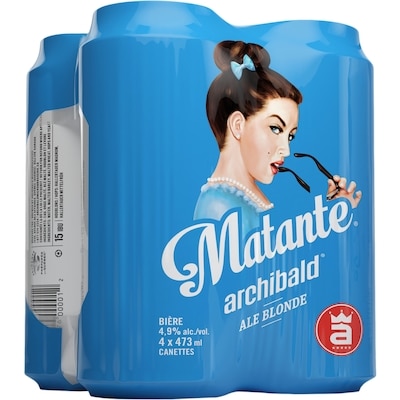 null Matante bière ale blonde (Pièce d’identité requise au moment du ramassage) 4x473.0 ml, 0,82 $/100ml
