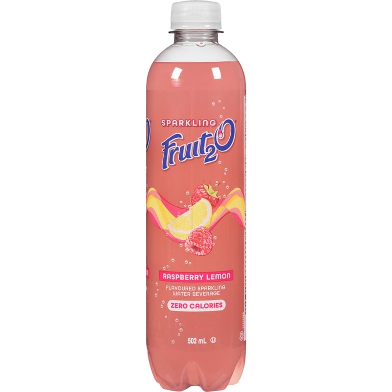 Fruit 2O Sparkling Water, Raspberry Lemon