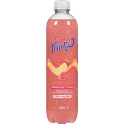 Fruit 2O Eau pétillante Fruit2O framboise et citron 502 ml, 0,38 $/100ml
