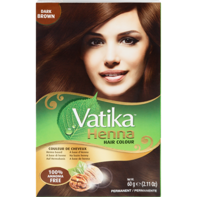 Vatika Naturals Henna Hair Colour, Dark Brown 60 g, $9.65/100g