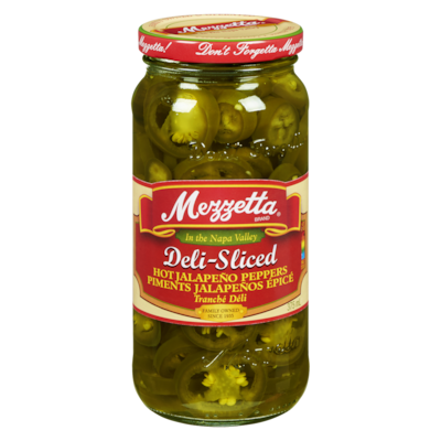 Mezzetta Hot Jalapeño Peppers 375 ml, $1.46/100ml
