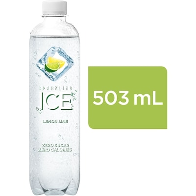Sparkling Ice Lemon Lime Sparkling Water 503 ml, $0.50/100ml