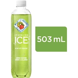 Sparkling Ice Eau gazéifiée Kiwi et Fraise Emballage de 12 12x503.0 ml, 0,25 $/100ml