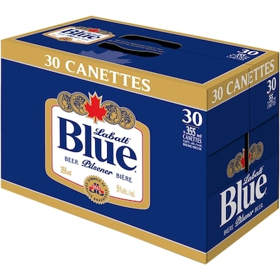 Labatt Blue Bleue (ID required at pick-up) 30x355.0 ml, $0.44/100ml