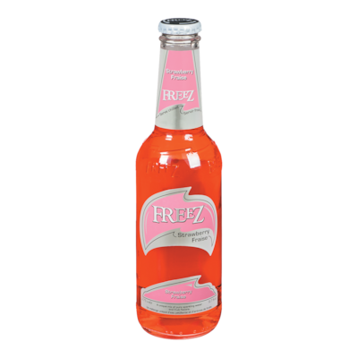 Freezone Strawberry Soft Drink 275 ml, $0.72/100ml