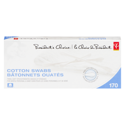 President's Choice Cotton Swabs 170 ea, $0.01/1ea