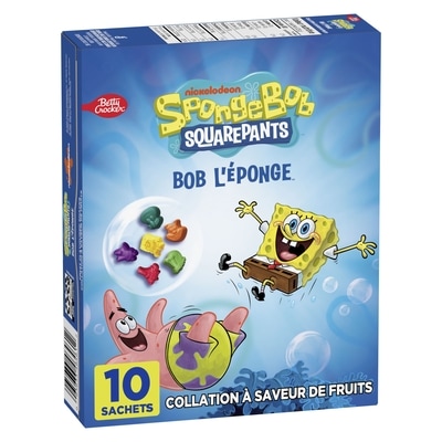 Betty Crocker Collations à saveur de fruits SpongeBob SquarePants Édition animation 226 g, 1,77 $/100g