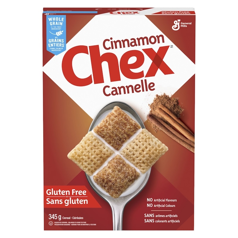 Cinnamon Chex Breakfast Cereal, Gluten Free, Whole Grains