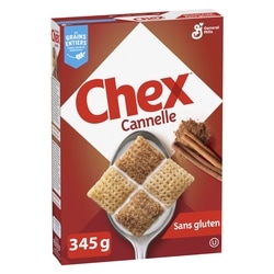 General Mills Chex Saveur Cannelle, Céréales Complètes, Sans Gluten 345 g, 1,74 $/100g