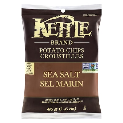 Kettle Brand Sel de mer 45 g, 2,87 $/100g