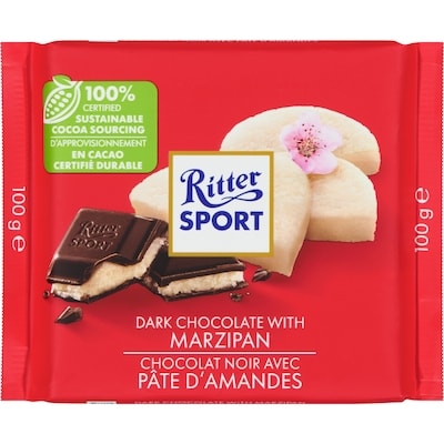 Ritter Sport Dark Chocolate with Marzipan 100 g, $4.79/100g