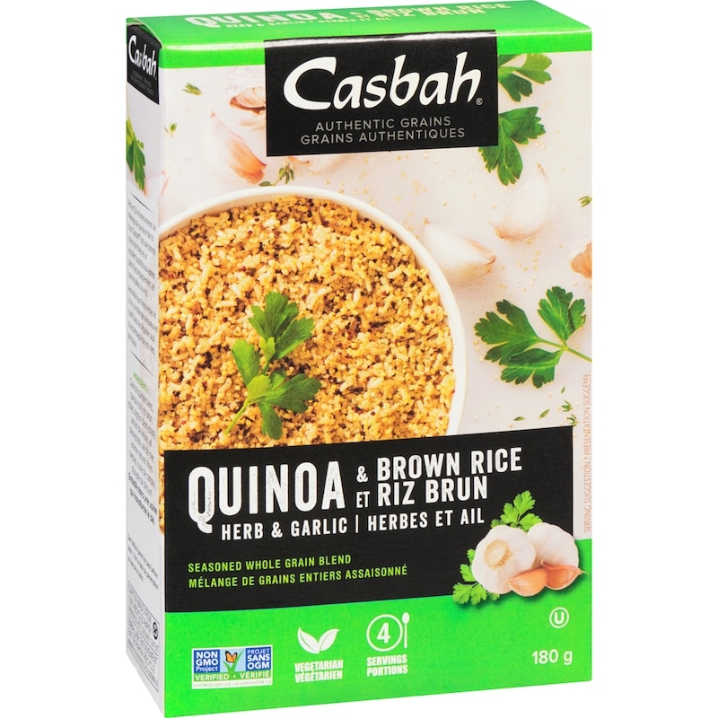 Quinoa & Brown Rice Herb & Garlic