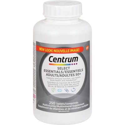 Centrum Select Essentials 250 ea, $0.16/1ea