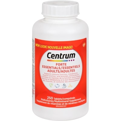 Centrum Forte Essentials 250 ea, $0.16/1ea