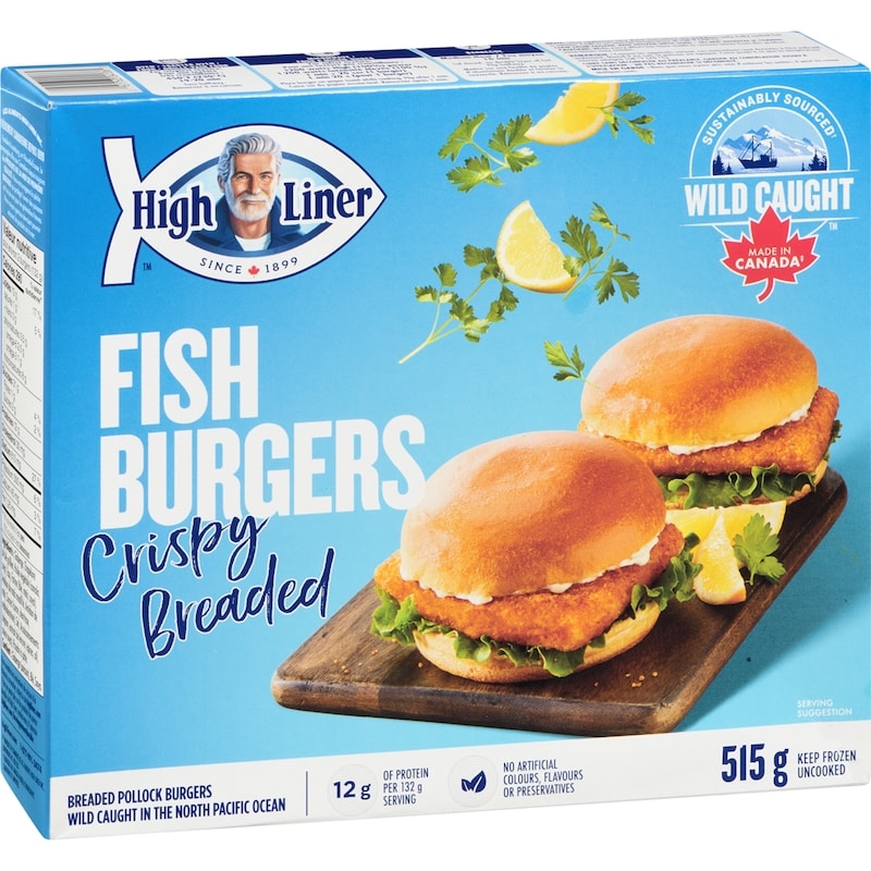 Crispy Breaded Fish Burgers