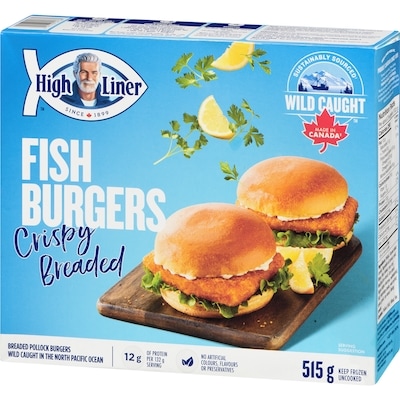 Crispy Breaded Fish Burgers