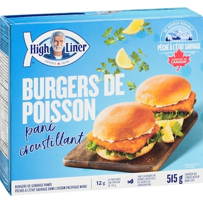 Burgers de poisson pané croustillant