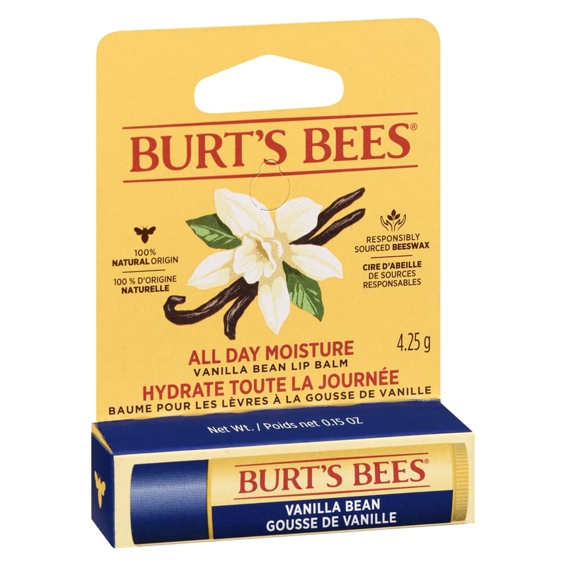 100% Natural Origin Moisturizing Lip Balm, Vanilla Bean