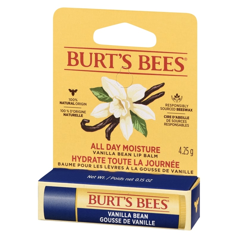 100% Natural Origin Moisturizing Lip Balm, Vanilla Bean