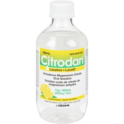 Citrodan Laxatif saveur de citron 300 ml, 2,50 $/100ml
