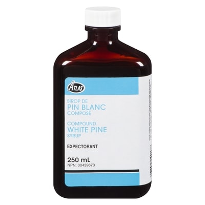 Atlas De Pin Blanc Composé Sirop 250 ml, 3,20 $/100ml