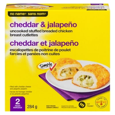 No Name Stuffed Chicken with Jalapeno & Cheese 284 g, $1.17/100g