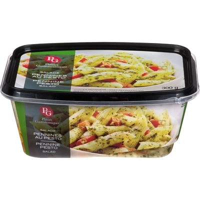 Plaisirs Gastronomiques Salade de pennines au pesto 300 g, 2,00 $/100g