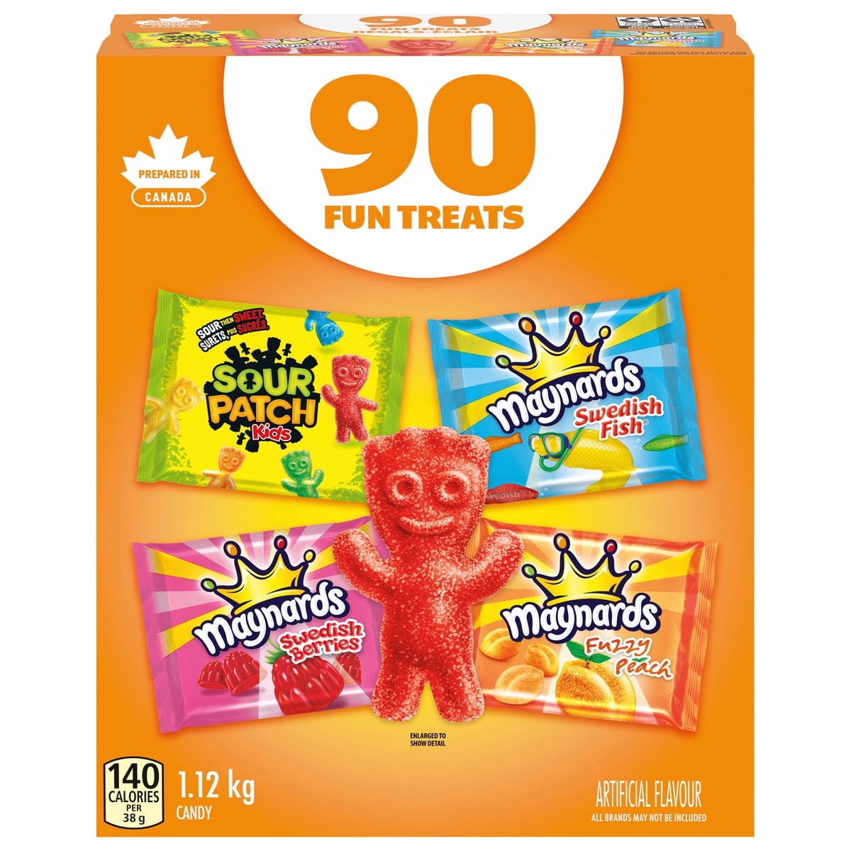 Maynards Assorted Gummy Candy, Individually Wrapped (pack of 90) 1.12 kg, $1.70/100g