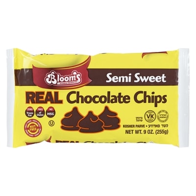 Blooms Real Chocolate Chips, Semi Sweet 255 g, $2.86/100g