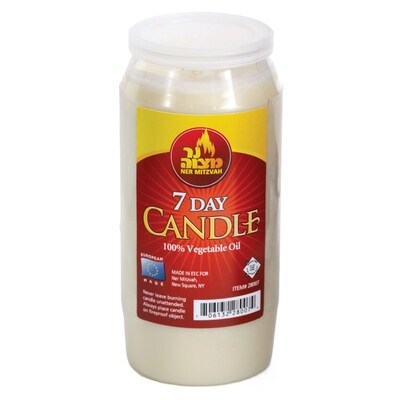 Ner Mitzvah 7 Day Candle 1 ea, $4.29/1ea