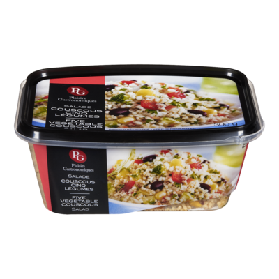 Plaisirs Gastronomiques Salade de couscous aux 5 légumes 300 g, 2,26 $/100g