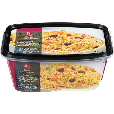 Plaisirs Gastronomiques Citrus & Cranberry couscous Salad 300 g, $2.00/100g