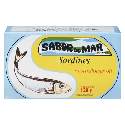 Sabor Do Mar Sardines, Sunflower Oil 120 g, $2.08/100g