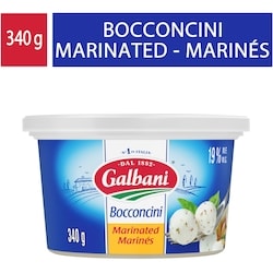Galbani Fresh Mozzarella Marinated Tub, 340 g, $3.82/100g