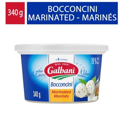Galbani Caisse mozzarella fraîche mariné 340 g, 3,82 $/100g