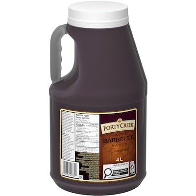 Forty Creek Sauce barbecue Forty Creek 4 l, 0,90 $/100ml