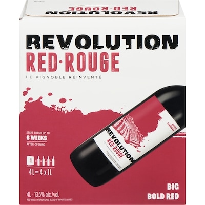 Revolution Revolution Red ICB Red Wine 4L (ID required at pick-up) 4 l, $1.24/100ml