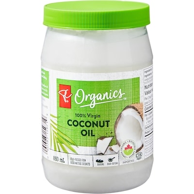 PC Organics Organics Coconut Oil 860 ml, $1.51/100ml