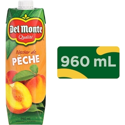 Del Monte Nectar de pêche 960 ml, 0,21 $/100ml