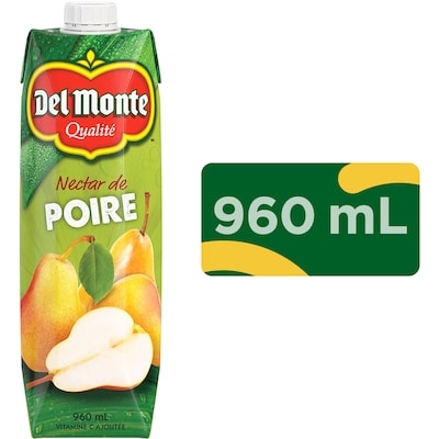 Del Monte Nectar de poire 960 ml, 0,16 $/100ml