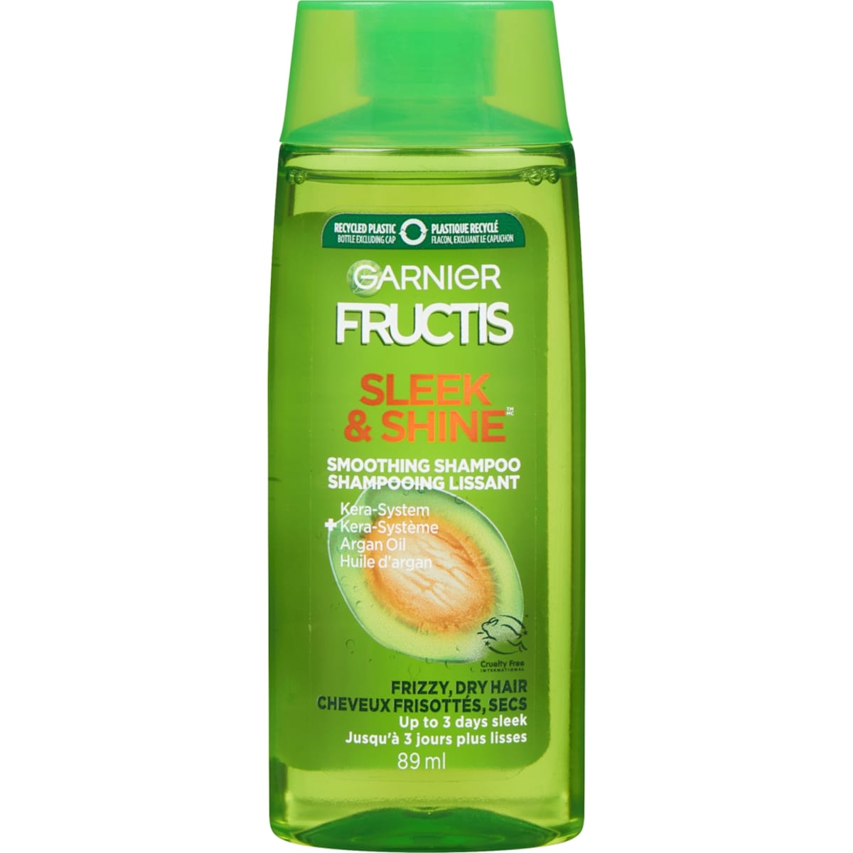Garnier Fructis Frizz-Free Sleek and Shine Shampoo 89 ml, $4.21/100ml