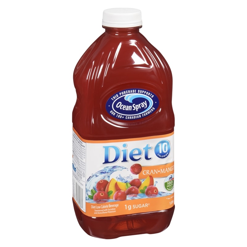 Diet Cranberry Mango Cocktail