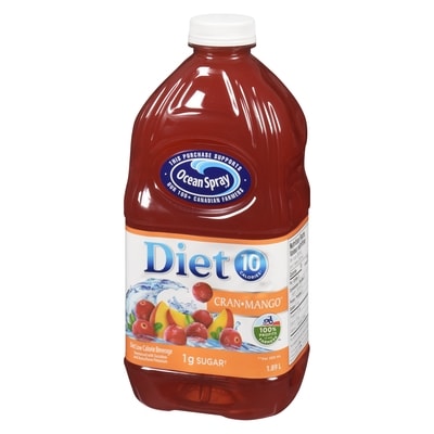 Diet Cranberry Mango Cocktail