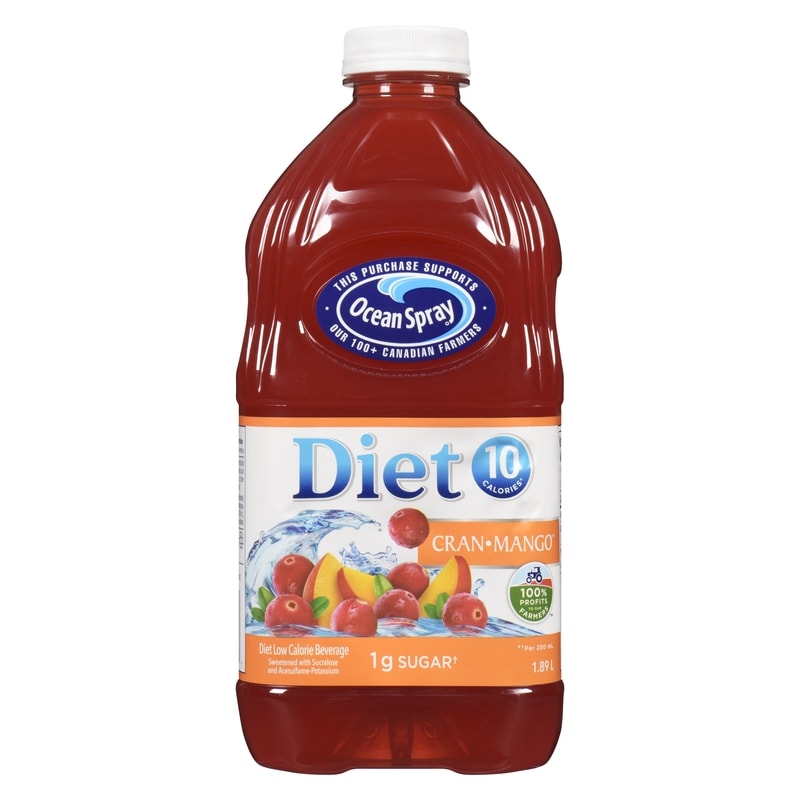 Diet Cranberry Mango Cocktail