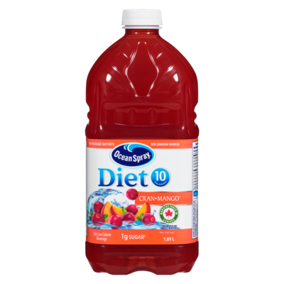 Diet Cranberry Mango Cocktail
