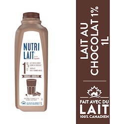 Nutrilait Lait au chocolat 1 l, 0,20 $/100ml