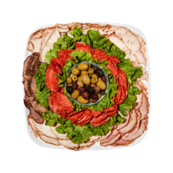 null Plateau de viande en tranches de luxe (régulier), Avis minimum de 24 heures requis 1 kg, 3,85 $/100g