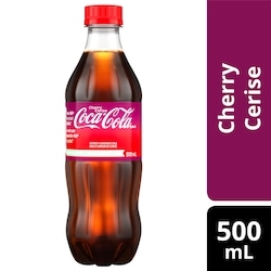 Coca-Cola Cola Cerise Bouteille 500 ml, 0,76 $/100ml