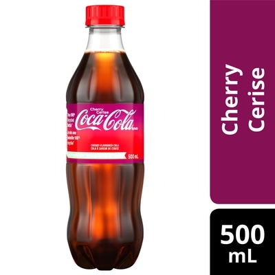 Coca-Cola Cola Cerise Bouteille 500 ml, 0,76 $/100ml
